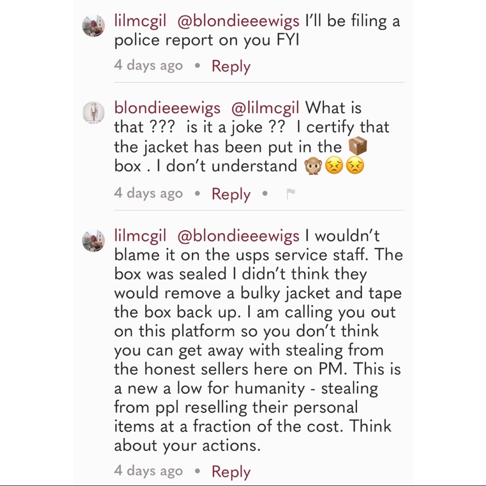 THIEF WARNING CASING UR SHOP - @blondieeewigs - Picture 16 of 16